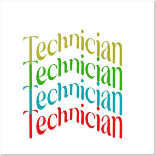 Technician Posters and Art